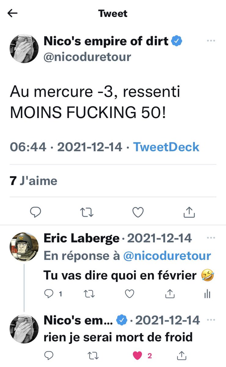 LabergeEric's tweet photo. @nicoduretour Au moin tu est toujours vivant https://t.co/wh6tM246Dk