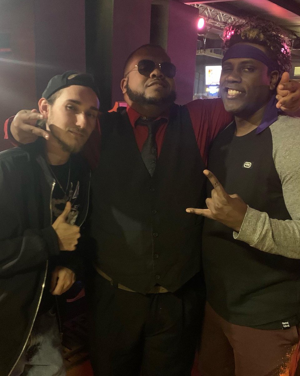 Kingpin_Kenny's tweet photo. The AAPW crew in attendance for AWP Aftermath. And hey look who I found??? A wild @FelixWrestles in the building!!! He’ll be on commentary with myself and Daniel. 
#AWPTakeover22
#Indieerestling
#KingpinShit https://t.co/C9FfbzI8js