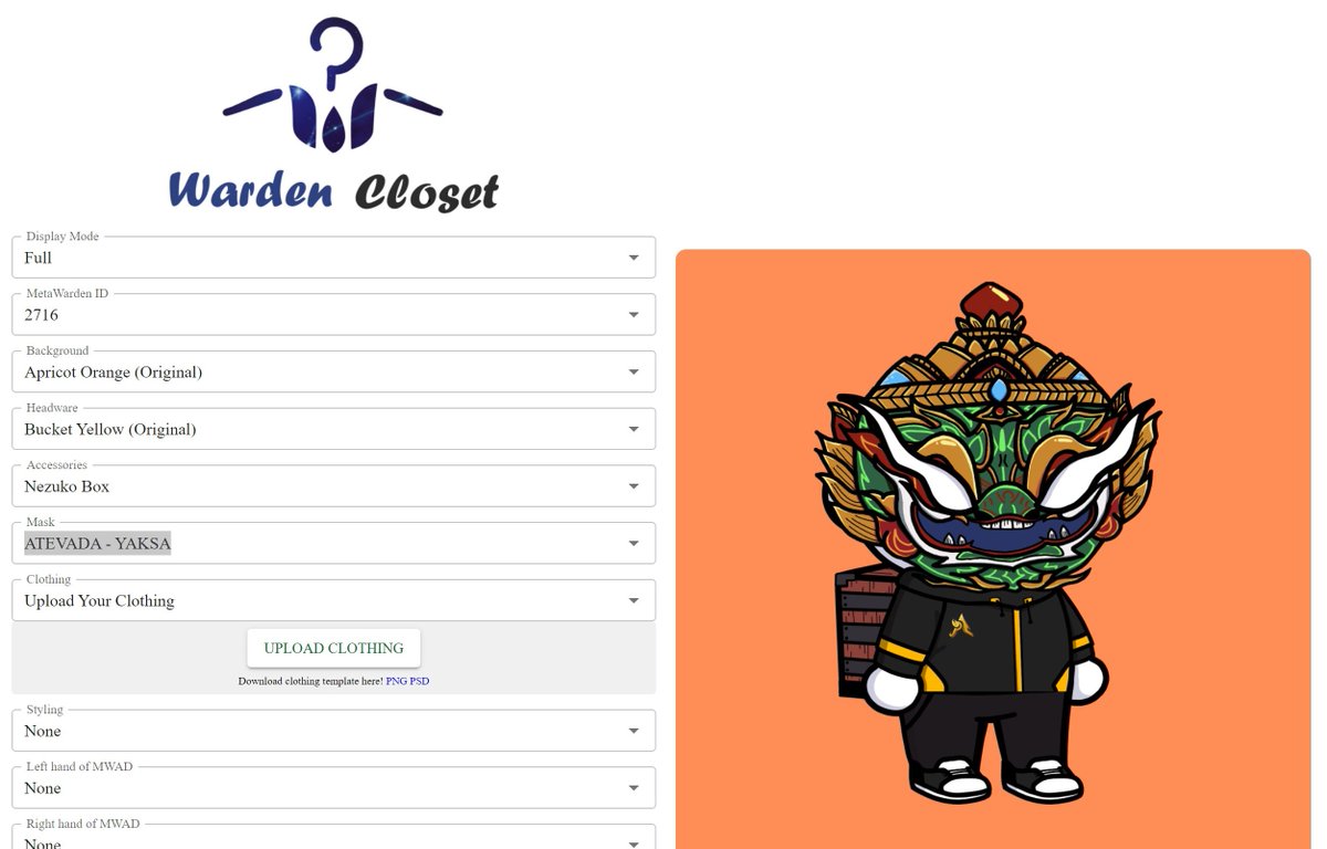 paper569's tweet photo. 1/7 As we collab with @AtevadaNFT, we've added a new feature on https://t.co/qcSogx4EI7, Mask. You guys could choose 6 different races from #AtevadaNFT which are:
1. VANARA
2. YAKSA
3. NAGA
4. GARUDA
5. VETALA
6.  DEVA
#MetaWardenNFT #MetaWardenFanArt #NFTThailand  #WardenCloset https://t.co/yzzfcSfdWu