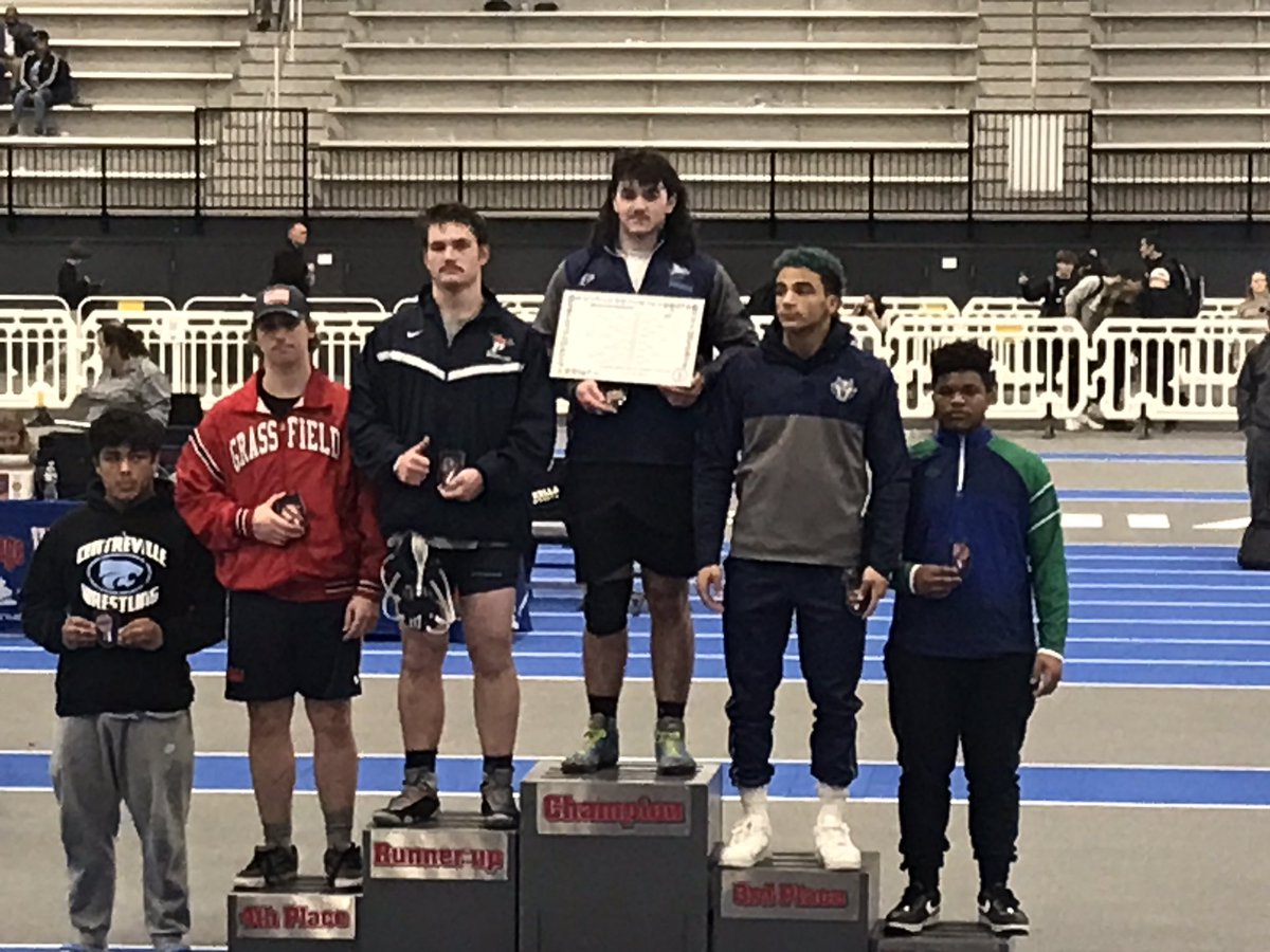 ColganWrestling's tweet photo. Colgan Wrestling has itβs first ever VHSL Class 6 State Champion. Congratulations to Elijah Gonzalez for winning the title at 220 pounds! https://t.co/q6SE105Kwk