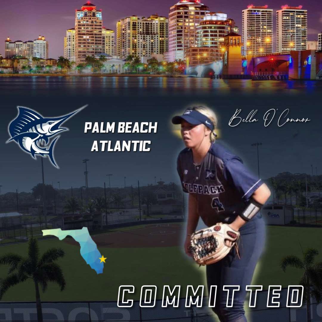 Bellaoconnor43's tweet photo. I’m extremely blessed and happy to announce that I have verbally committed to Palm Beach Atlantic University to continue my academic career and play D2 softball! 💙🤍@PBASailfish @SailfishSB @ecbstephens @EastCobbBullets #FEARtheFISH https://t.co/KP1mPZ4MOd