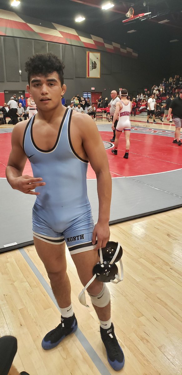 CifCentral's tweet photo. At 170, Sergio Montoya of Clovis North is the 2022 Section boys wrestling champion. Bakersfield 's Tye Monterio strikes a pose after winning at 182 pounds, followed by teammate Michael Murillo at 195. https://t.co/og5Gdsr9l7
