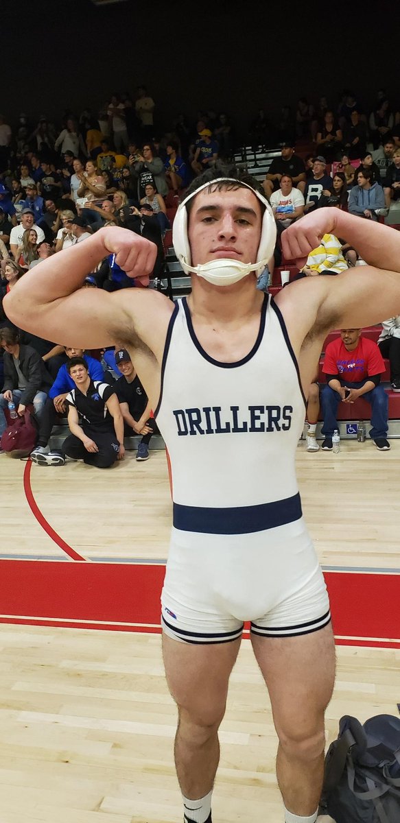 CifCentral's tweet photo. At 170, Sergio Montoya of Clovis North is the 2022 Section boys wrestling champion. Bakersfield 's Tye Monterio strikes a pose after winning at 182 pounds, followed by teammate Michael Murillo at 195. https://t.co/og5Gdsr9l7