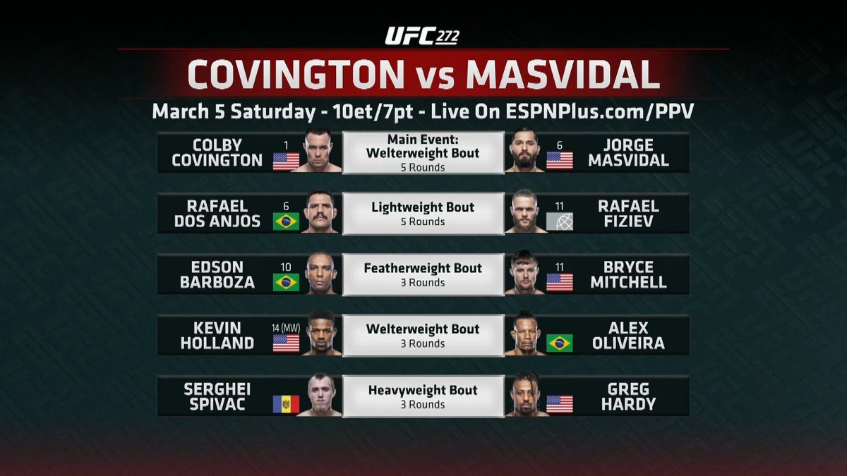 UFC tweet media