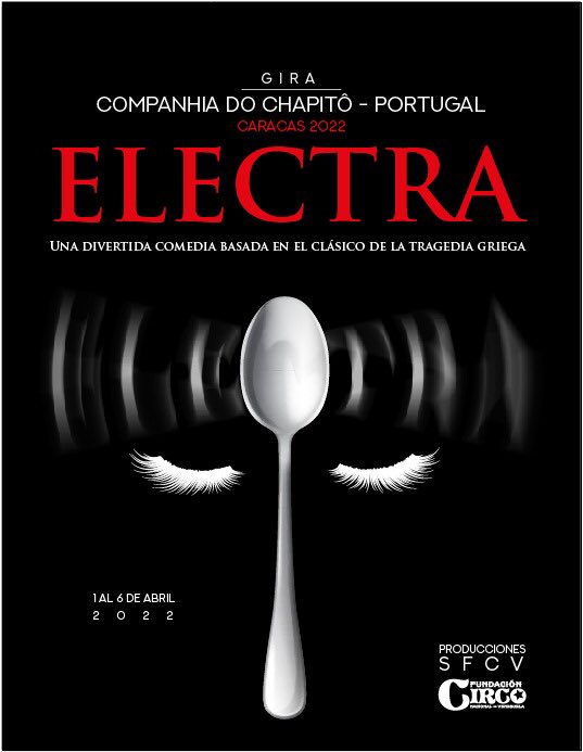 Una tragedia contada en clave de #comedia  en Caracas,  de lo mejor del teatro de Portugal viene #Electra #humor #risas #AlexSaab #pronto