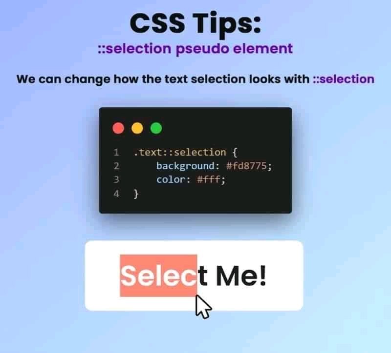 Changed to selection
