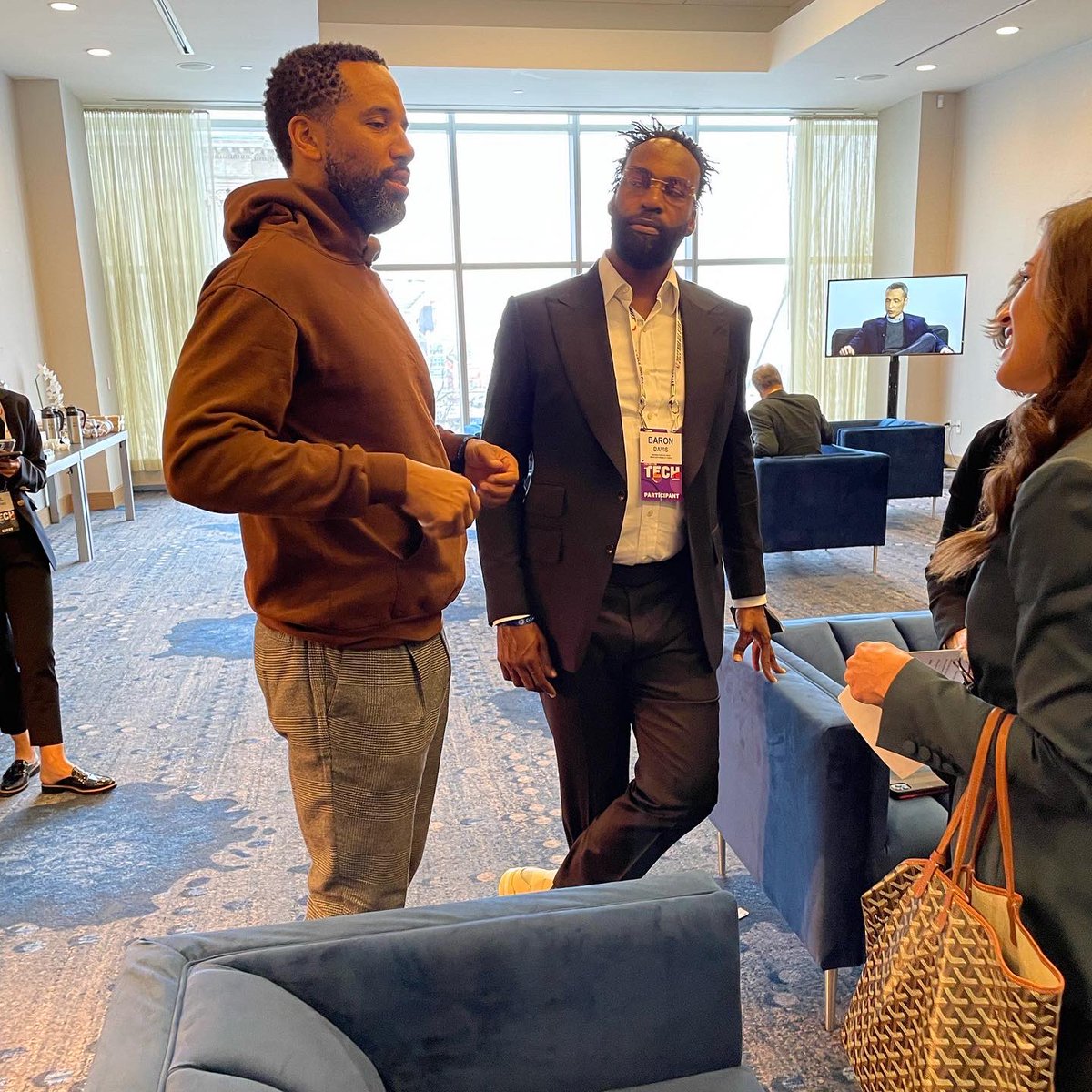 slicsports's tweet photo. .@BaronDavis at the Tech Summit during #NBAAllStar Weekend, connecting with some of the best people to build with!💡 https://t.co/7FNlqSkNeM
