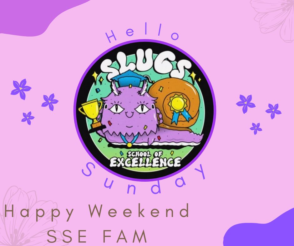 kennreyyeess's tweet photo. Have a blessed Sunday everyone💜✨
@slugschool @sluglata
#SSE #SLUGGUILD #APPLIEDATSSE #LFG https://t.co/FmNAGwPFff