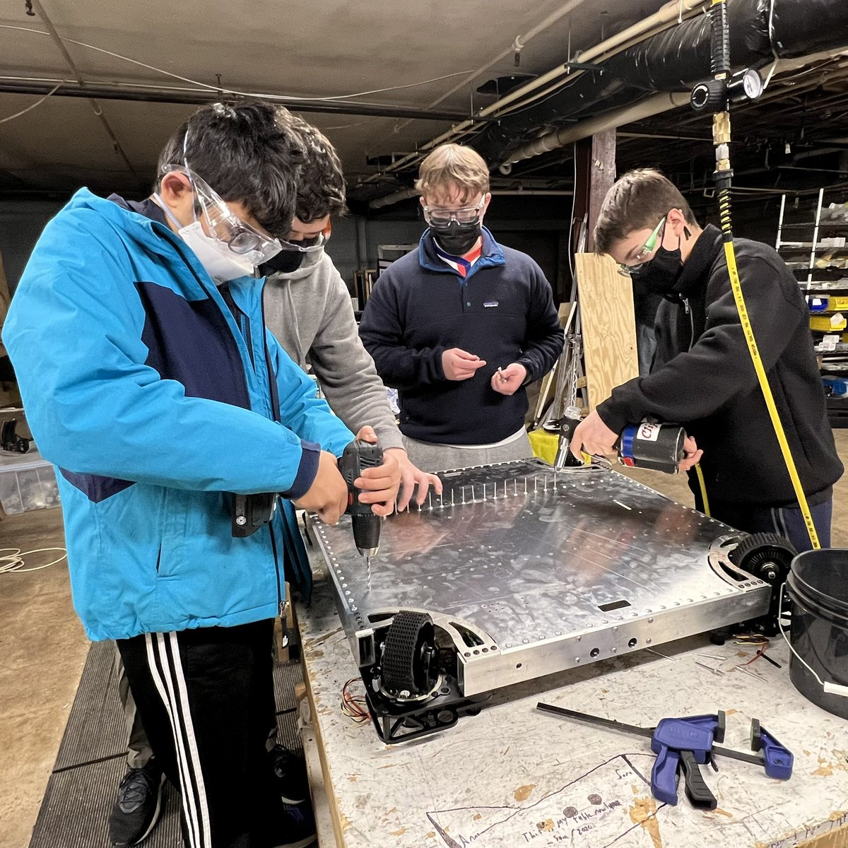 Can’t believe it’s already assembly time!!
#frc #firstrobotics #omgrobots