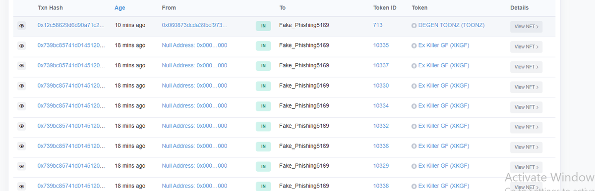 kostas_crypto's tweet photo. Strong possibility it was a Phishing attack in the ERC721 tokens of the wallets it says to Fake_Phising

#opensea #NFTs https://t.co/yI1UbbVMkn