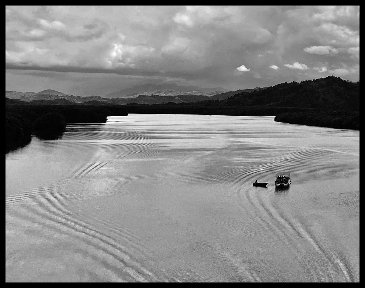 Borneo peaceful sunset over the jungle
