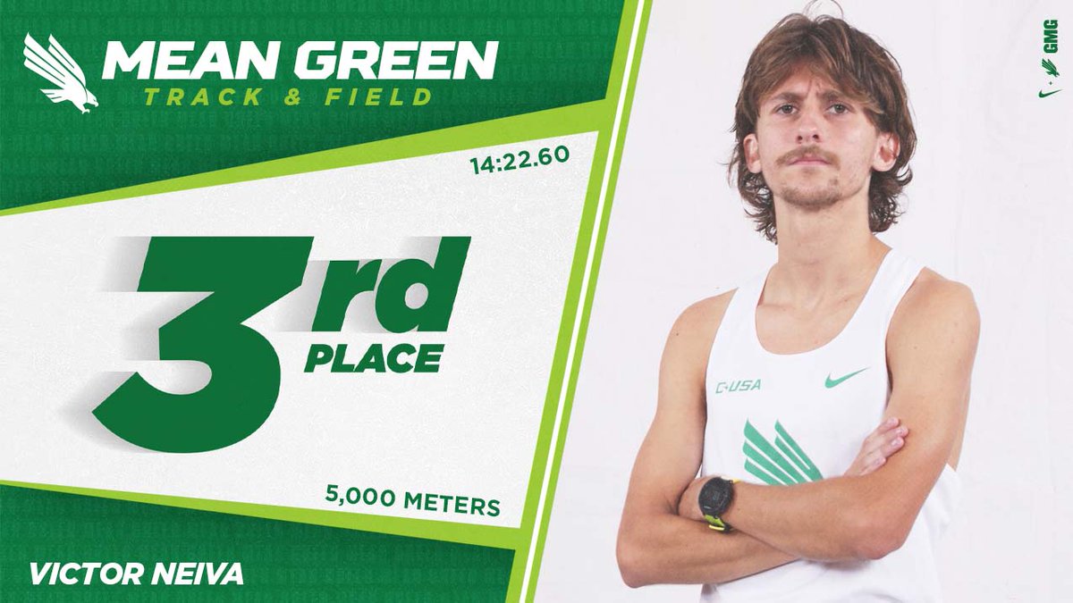 Victor Neiva finds his way to the podium in the men's 5,000 meters! 🥉

⏱️ 14:22.60

#GMG 🟢🦅