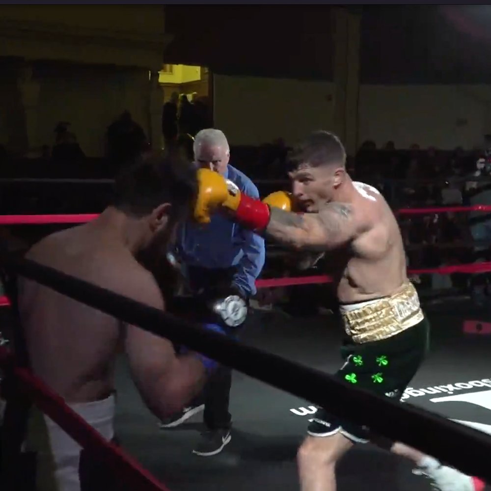 FireFistBoxing's tweet photo. 🔥️👊🥊
☘️ Connor The Kid Coyle 🇮🇪 defends his ABF Continental America’s Middleweight Title!
15-0!
.
#boxing #firefistboxing #boxeo #tampaboxing
.
📸: Reyes Boxing's Down & Dirty 3 https://t.co/QG0qb8V3cj