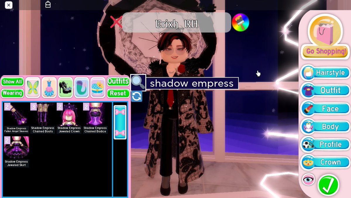 ♡︎Shadow Empress Set Giveaway♡︎
♡︎Follow me and @Erixk_RH 
♡︎Retweet To Enter