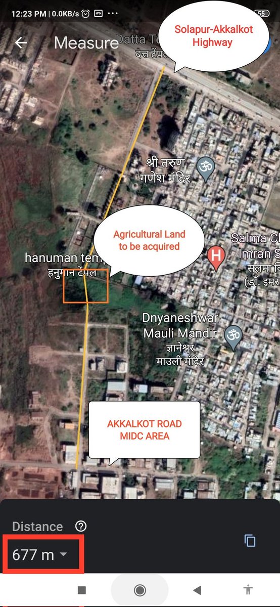 GP4IND's tweet photo. GoI is pushing states for debottlenecking capex (low investment &amp; very high impact) but unfortunately @smcsolapur is reluctant to move ahead despite no road to connect Akkalkot highway in 5 sq. Km area in this vast industrial area. @mieknathshinde @drjaisiddeshwar @CMOMaharashtra https://t.co/CyihZ22TgY