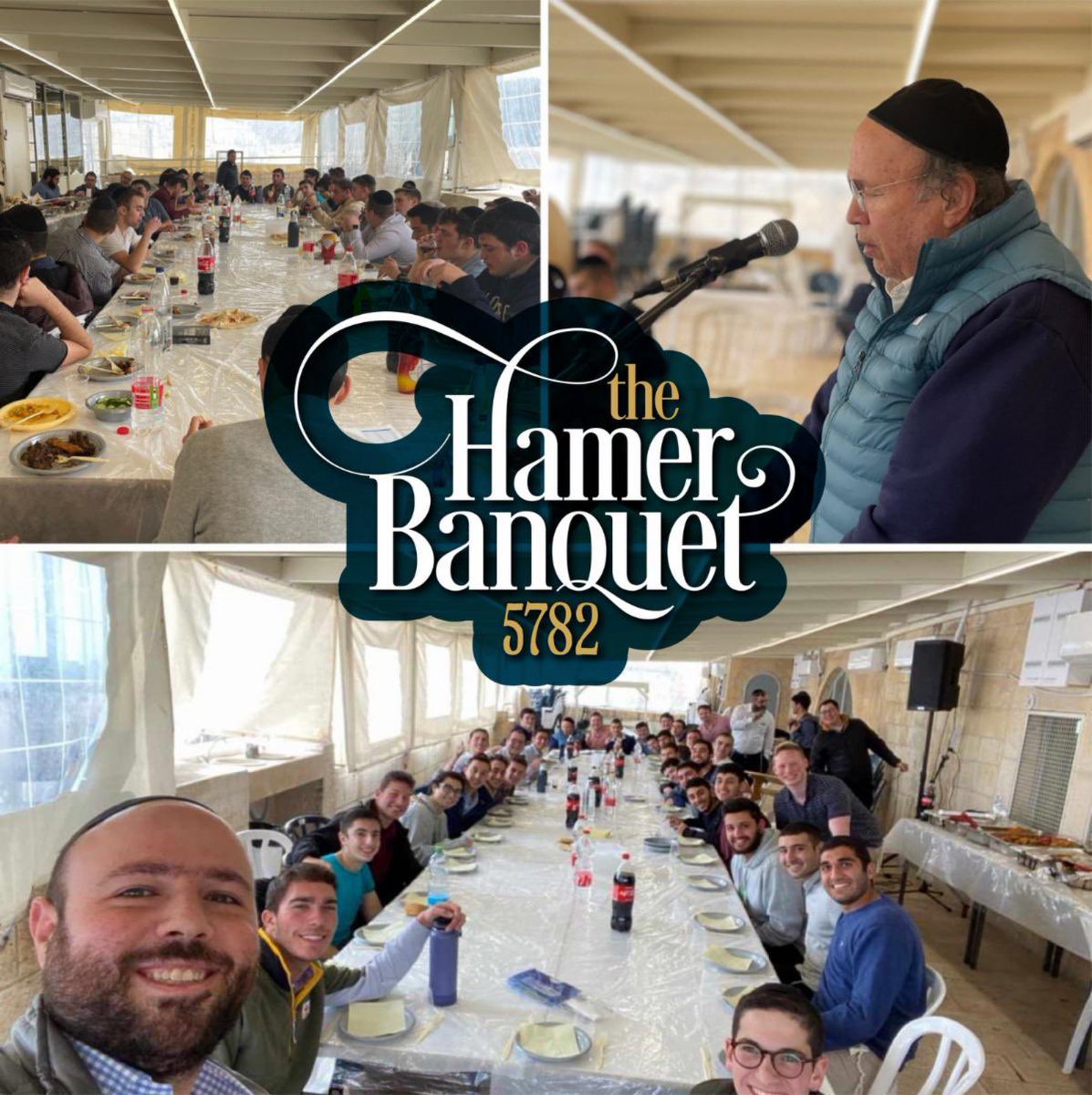 Netiv_Aryeh's tweet photo. The Annual Hamer Banquet 5782 took place on the Yeshiva porch, as 40 students participated!

The HAMER contest concluded this past Thursday with a Banquet and prizes. The top Matmid was Joseph Vilensky (735 hours) and the runners-up were Hillel Pinsky (651 hours) and https://t.co/bO5MSOjzoT
