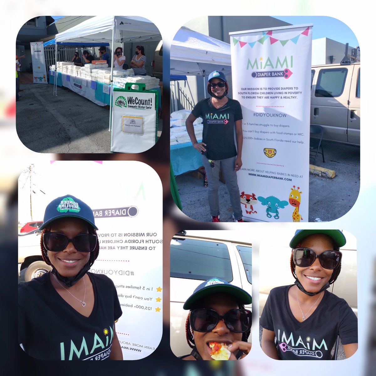 cuntolomaniac's tweet image. Long day but good day! 👍🏾

#diapers #diaperdistribution #volunteers #diaperbank #miamidiaperbank #WeCount #allcitizensmatter 💜 
#sograteful 🙏🏾