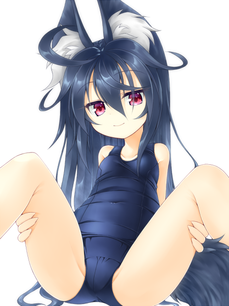 【skeb】スク水おきつねさま 