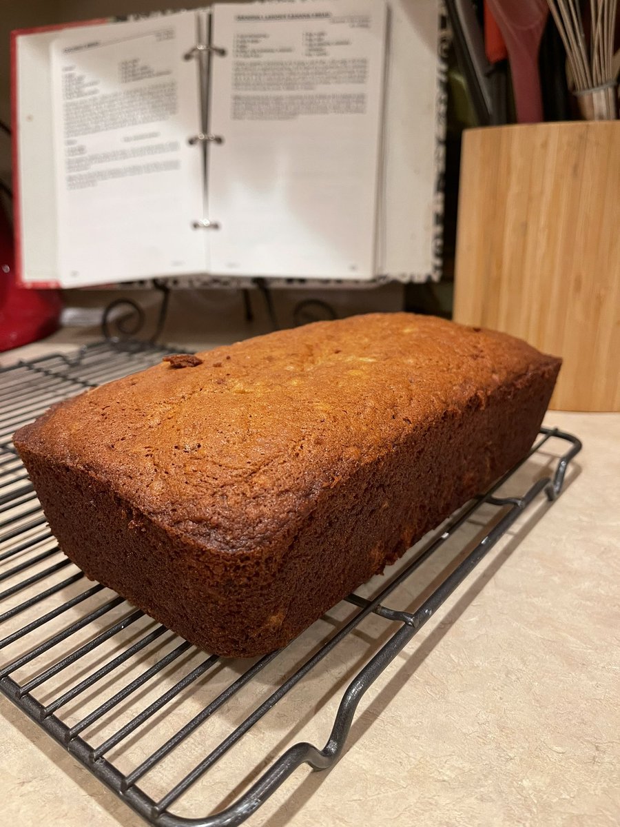 boostyc's tweet image. Just made some banana bread