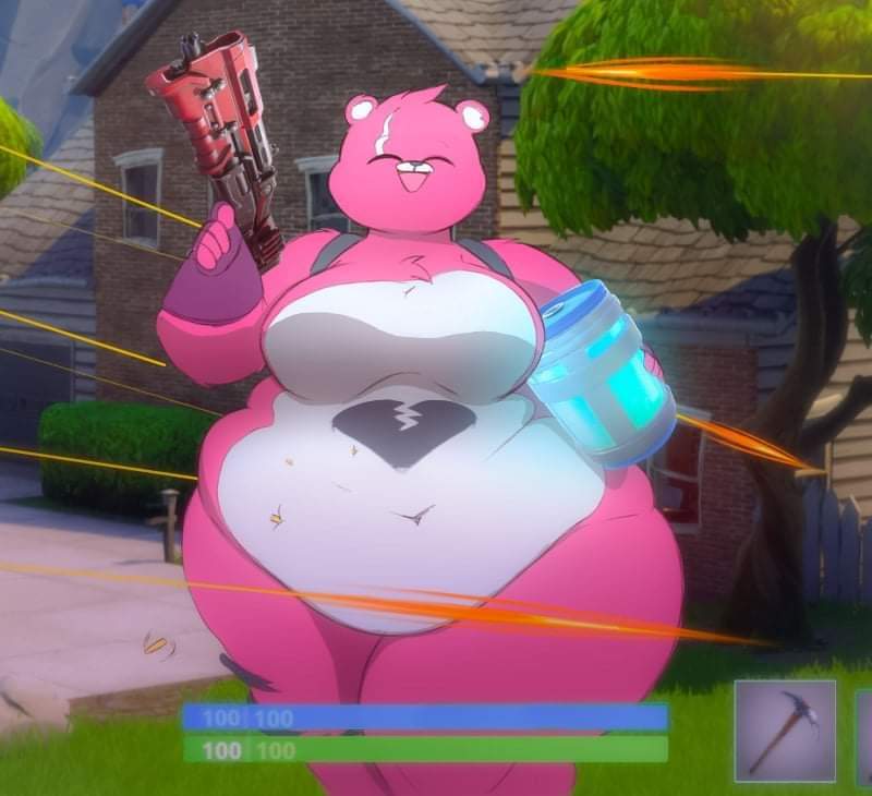 ChubChubbyArt's tweet photo. Fat bear Fortnite :3 https://t.co/k9VVIfEGjw