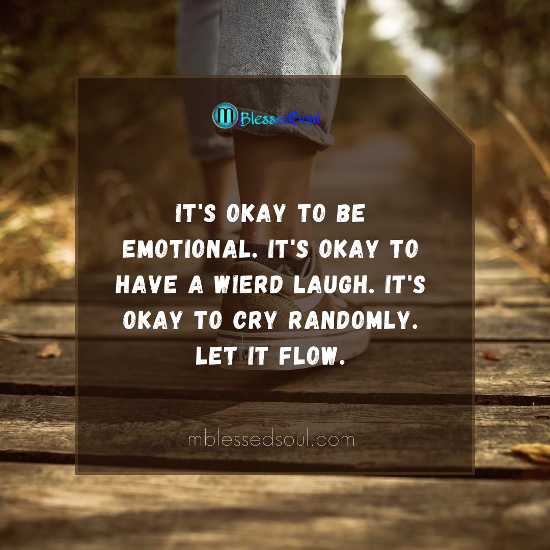 palakpancholi5's tweet photo. It's okay to be emotional. It's okay to have a wierd laugh. It's okay to cry randomly. Let it flow.
.
.
#itsokaynottobeokay #emotional #haveemotions #wierdlaugh #behappyandsmile #randomcrying #normal #letitflow #dontworrydarling https://t.co/nPPa0pidbt