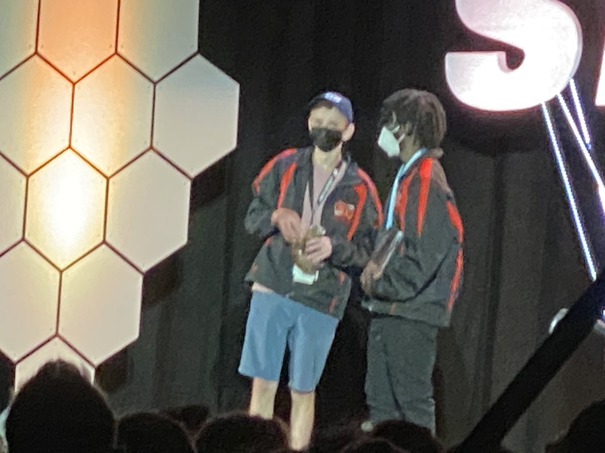 Congratulations to Trevino and Chase. Excellence winner on Visual effects.