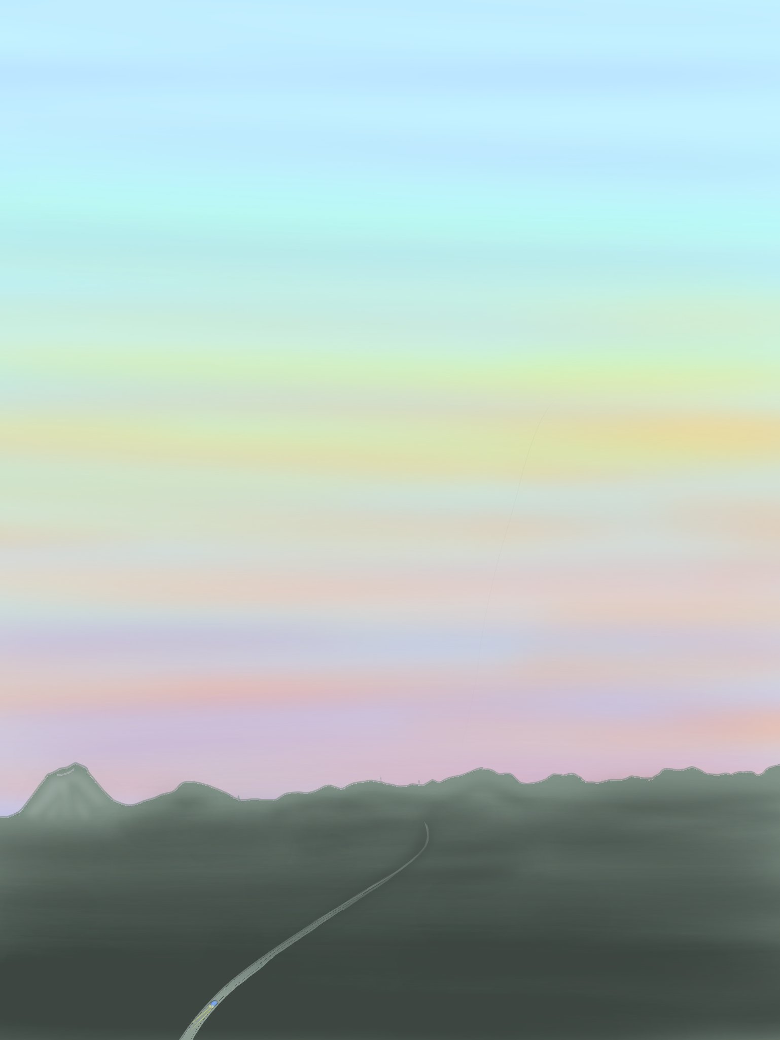 とも I M Riding With Ladyluck イラスト Illustration 朝焼け T Co Eqpejschrn Twitter