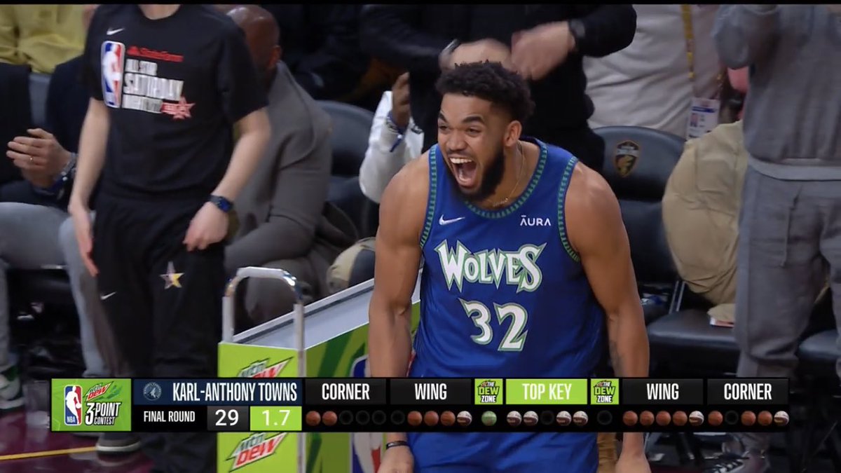 BleacherReport's tweet photo. WOW. #MtnDew3PT https://t.co/4KDcXjNfGM
