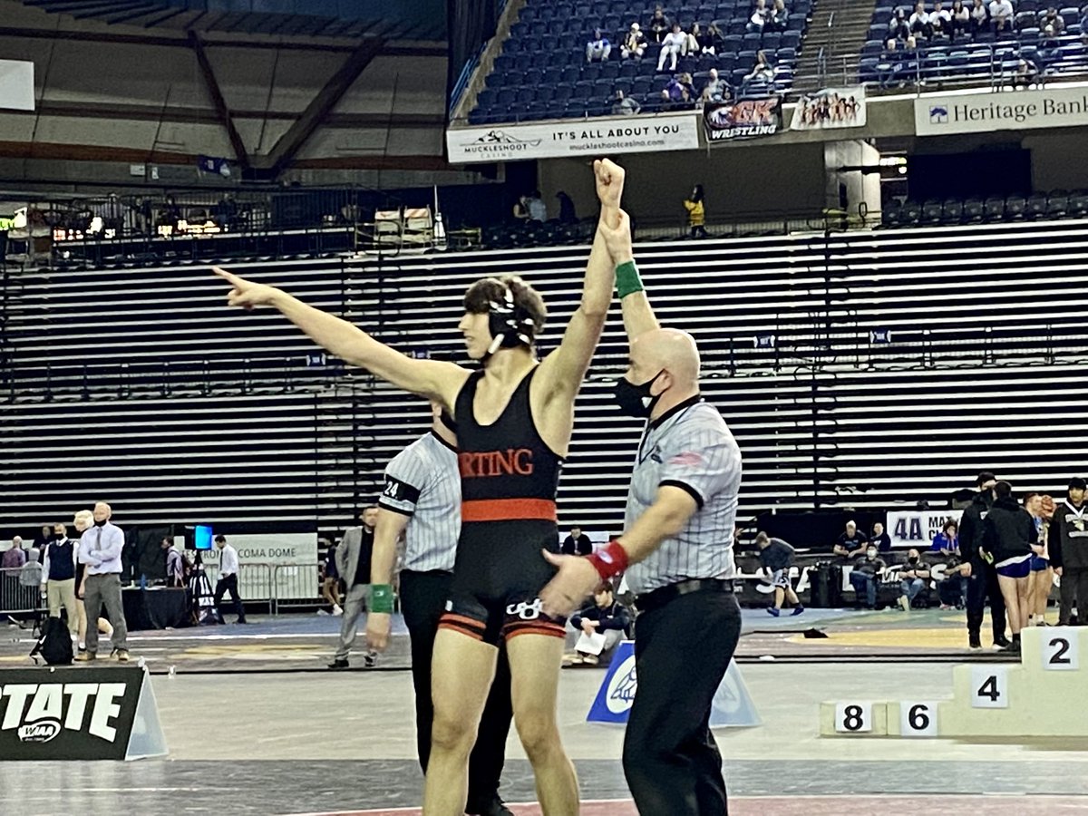 wiaawa's tweet photo. 2A Boys  182 lb Champion: Dalton Reed (Orting) #matclassic https://t.co/60JfiBOVMH