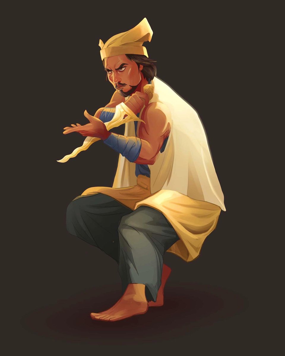 sabrinasofiadin's tweet photo. Sri Pahang,
Pahlawan diraja Kota Tasek Daksina dan juga sahabat kepada Puteri Sri Gumum. Dan, cara dia pegang keris salah 😭😭

RT to let people know of this motion comic in the making, Naga Kota Tasek Daksina 🐉 https://t.co/6sLVuJs1Mk