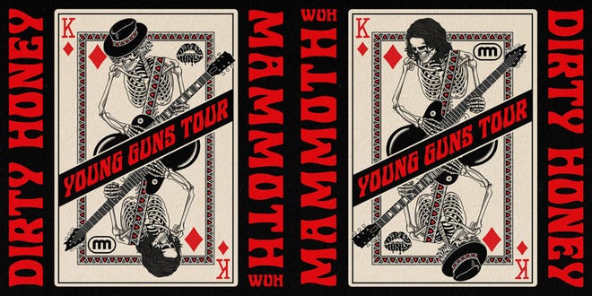 MRuggieriUSAT's tweet photo. Talked with #WolfgangVanHalen of @MammothWVH and #MarcLaBelle of @DirtyHoneyBand about their Young Guns tour, which just kicked off and is keeping the spirit of rock 'n' roll alive. https://t.co/9rWXJ67ZUq https://t.co/lnoQ3bcA7h