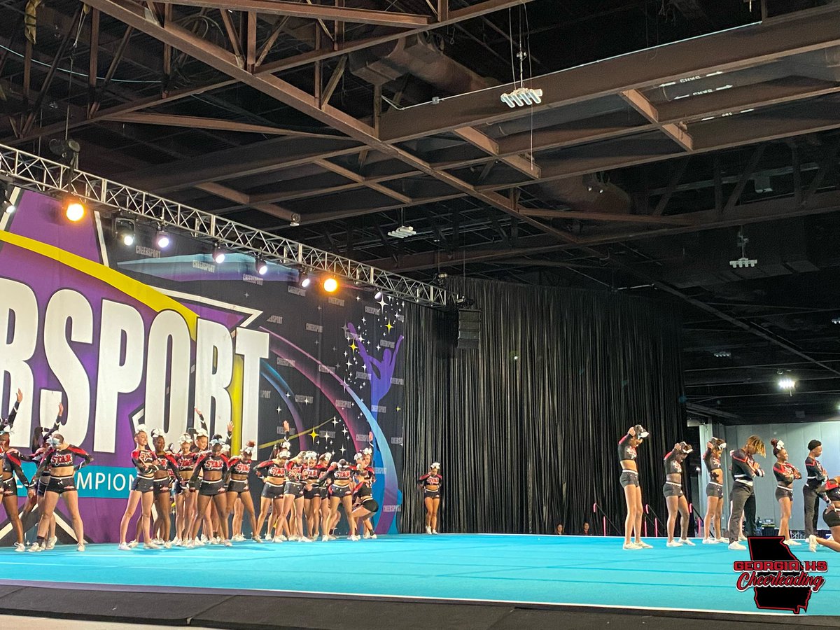 Shoutout to Hallie (Morgan County HS), Sarah (Mill Creek HS), and the rest of Boom from Star Athletics ATL!  Enjoyed watching you all today! 

#ghsacheer2022 #CHEERSPORTNationals