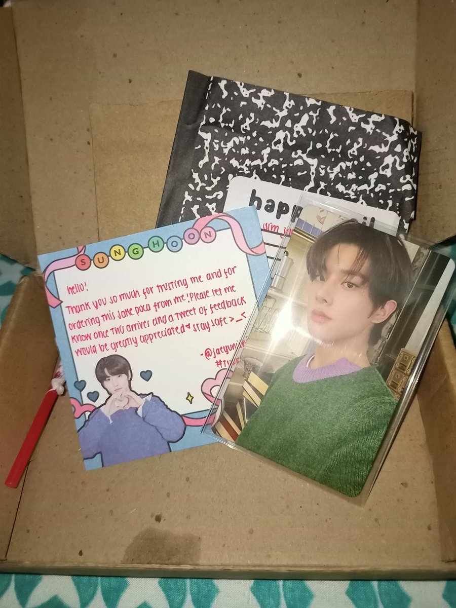 HeelloILY's tweet photo. #mailsniray
Hi @jaeyunishi tysm for letting me adopt jake and for the secured packaging and smooth transaction ๐
#tyunki https://t.co/JZkNW8RQr4