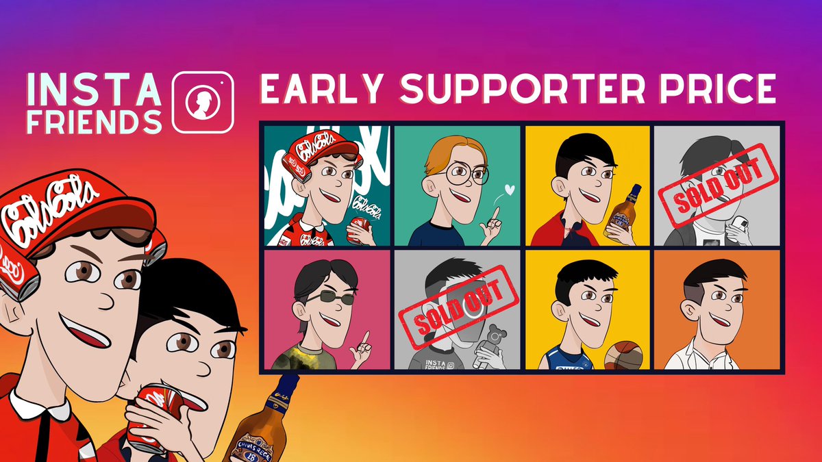 First drop of Lively Insta Friends is now available on <a href="/ParasHQ/">Paras 🟩🟧</a> 
Friends 001-020 will be special price for early supporter
(price of drop will gradually increase ) 

paras.id/collection/ins…

 #PARASnft #paras #nearNFTs #NEARcollector #nearartist #NFT #NFTCommunity #PARAS