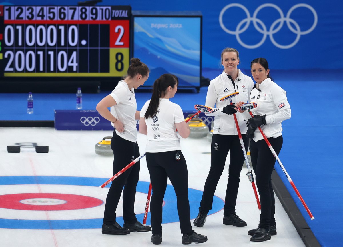 TeamGB's tweet photo. Two ends to go...

🇬🇧 @Team_Muirhead 8-3 Japan 🇯🇵

#TeamGB | #Beijing2022 https://t.co/MFoDFkMSrX