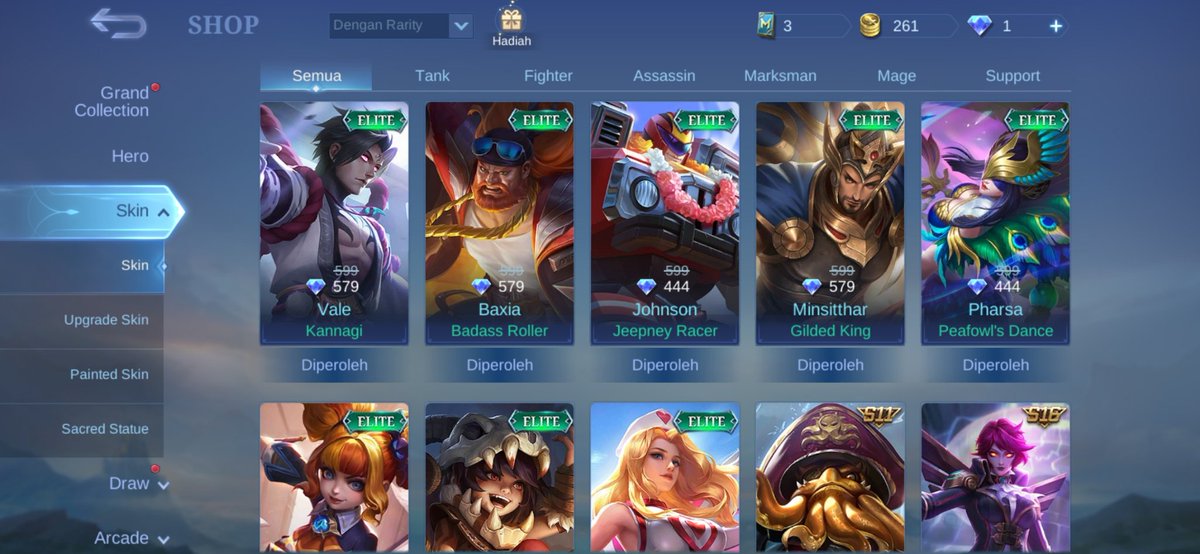 Molinastore's tweet photo. Smurf Keren
Limit Rafaela Biomedic
7 Epic Shop
Zodiac Hc
Spc Guin, Estes, Odette
Star Pharsa
Halloween Barats

Match Masih Sedikit
Win Rate Aman
🤑 116k 🤑 https://t.co/Mq1vCaPsvF