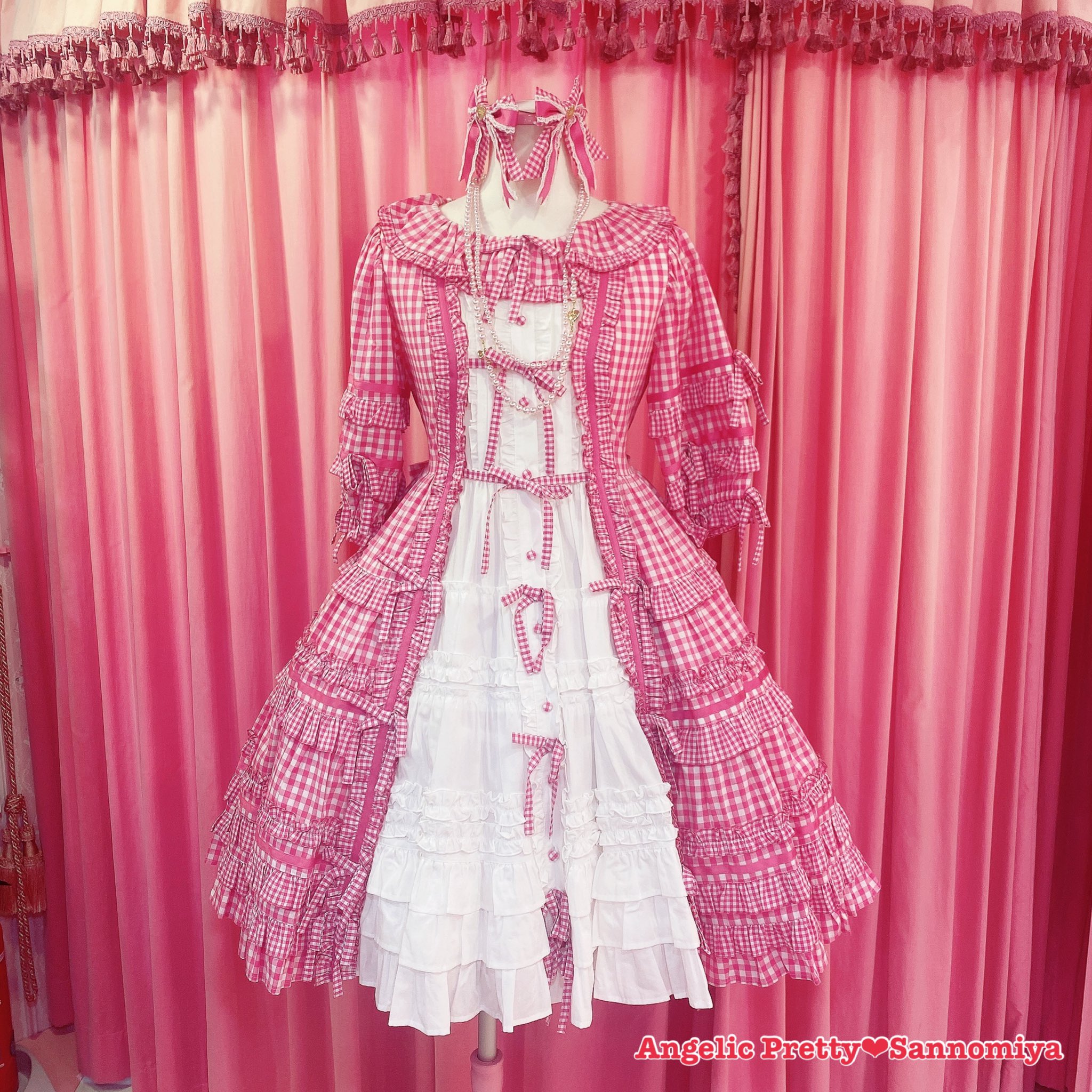 ⋆౨ৎ˚⟡.•アンジェリックプLittle House ワンピースサックス ⋆౨ৎ˚⟡.•様専用アンジェリックプLittle House ワンピースサックス