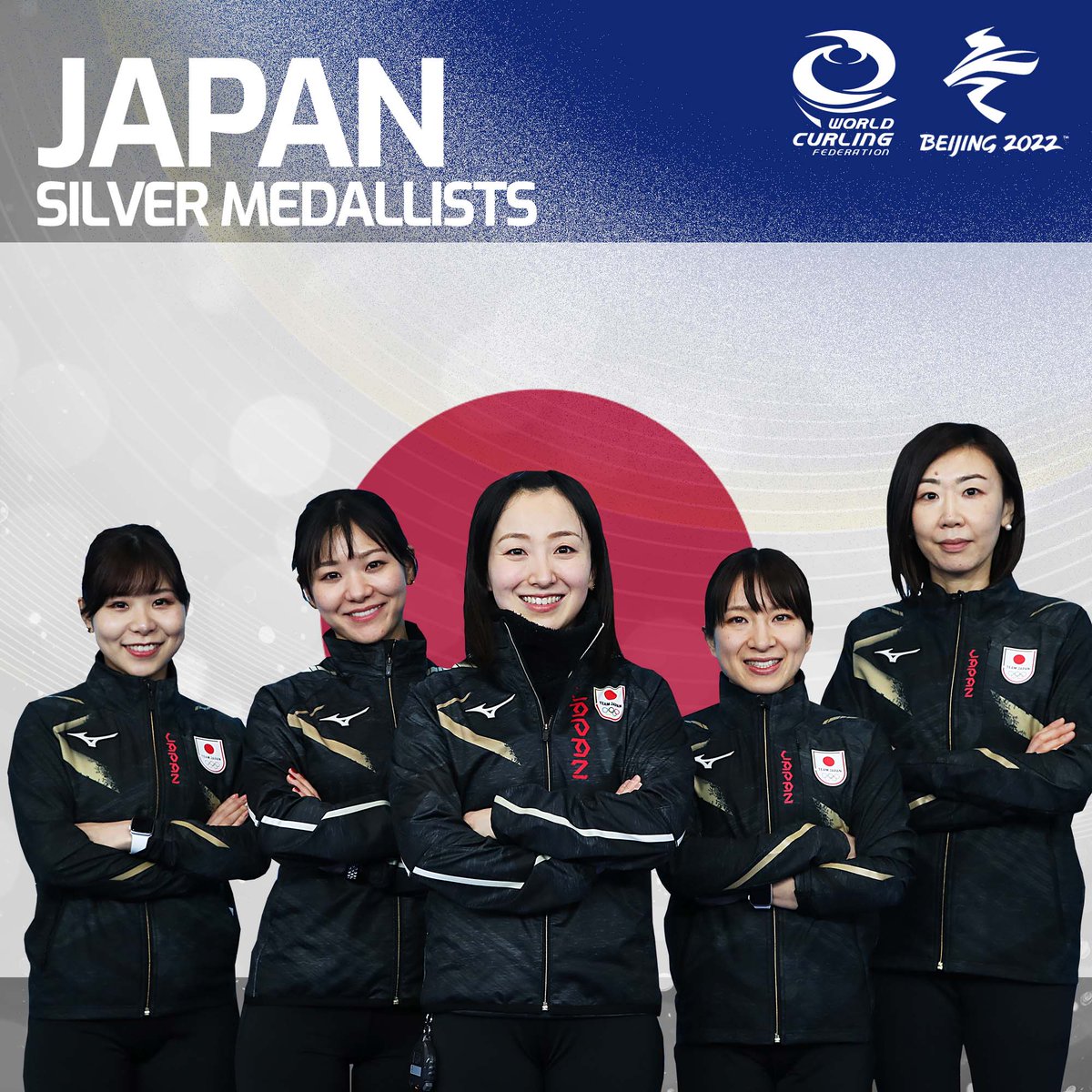 Congratulations to JAPAN 🇯🇵 on your Olympic silver medals 🥈 at the <a href="/Beijing2022/">Beijing 2022</a> <a href="/Olympics/">The Olympic Games</a>!

👏👏👏 

#Beijing2022 | #curling