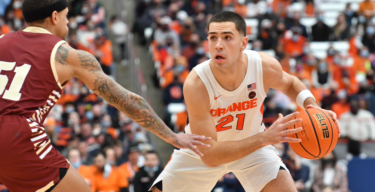 My five takeaways from Syracuse basketball’s 76-56 win over Boston College. https://t.co/RmCYIIP5Q1 https://t.co/7t22hfR7ON
