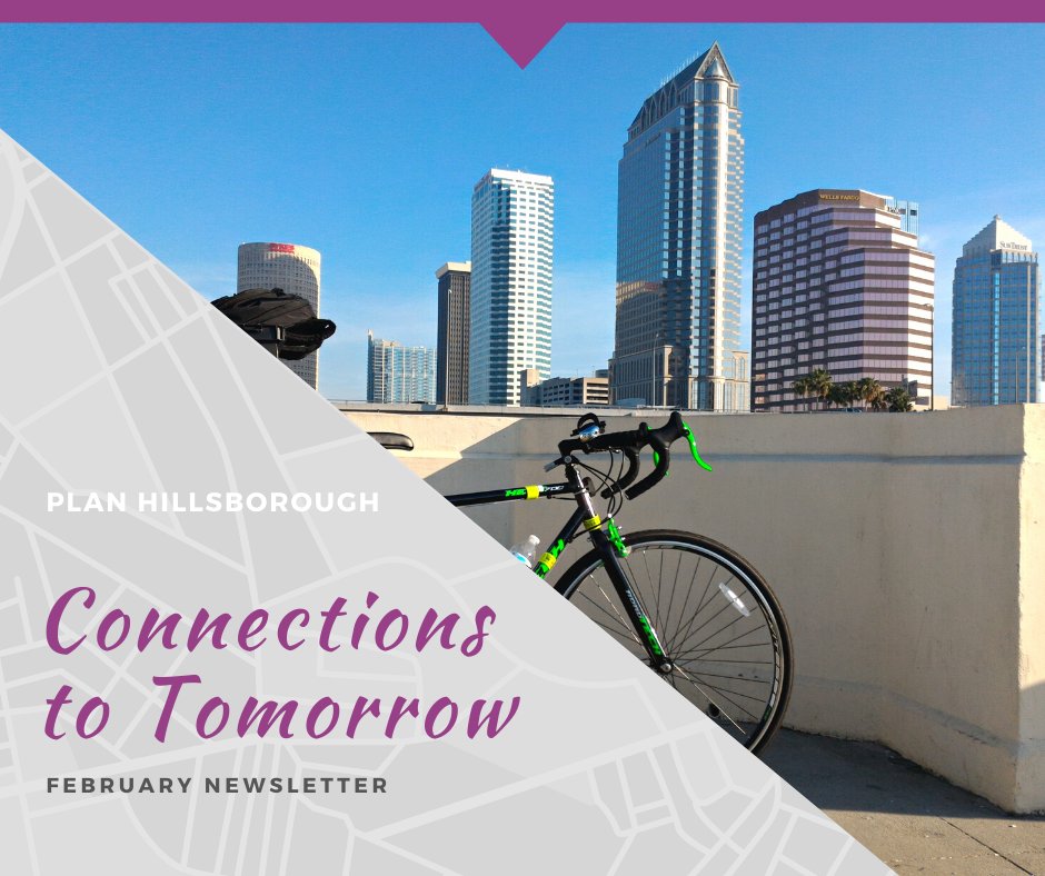 PlnHillsborough's tweet photo. Our February issue of #ConnectionstoTomorrow has lots of breaking news from @HillsCoPlanCom | @HillsboroughMPO | River Board https://t.co/sY9FW3LLvT
Zornitta receives top planning honor, Tampa Comp Plan update begins with you, welcome new commissioners &amp; much more in this issue! https://t.co/mUCuxbBucU