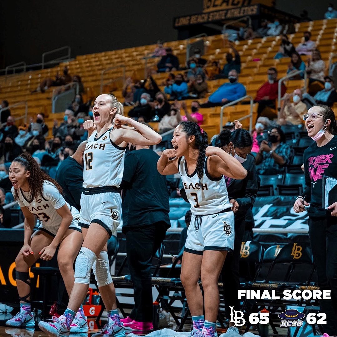 DUB. ✅

Your @beachwbb makes a comeback to beat the Gauchos in The ‘Mid

#GoBeach