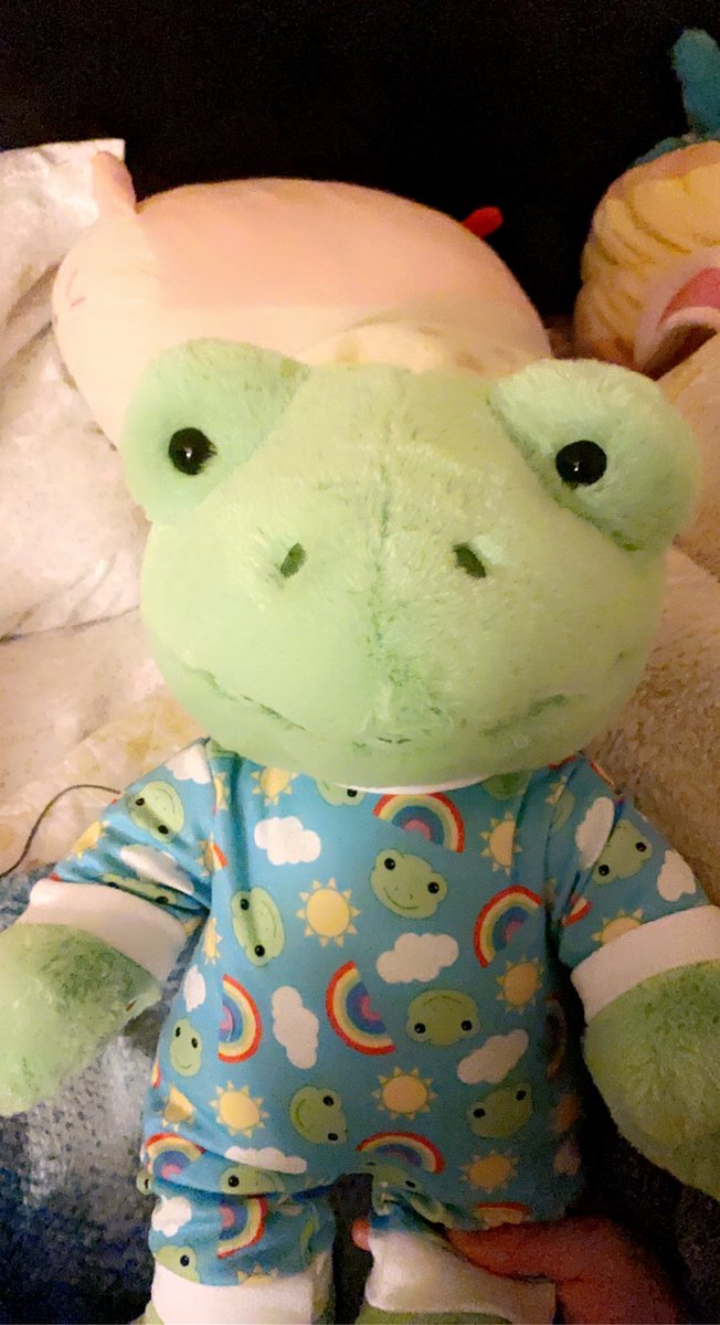 Did I just get a build a bear and named it after a league character? Maybe.. 
meet amumu the frog