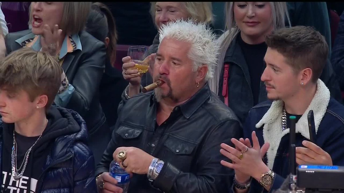 SportsCenter's tweet photo. Didn't know the ASG was in flavortown this year, @GuyFieri 😅 https://t.co/9RcNuz54kR