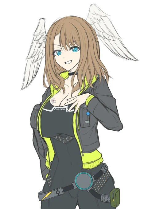 ユーニちゃんのラフ
今週中に描き終えたい 