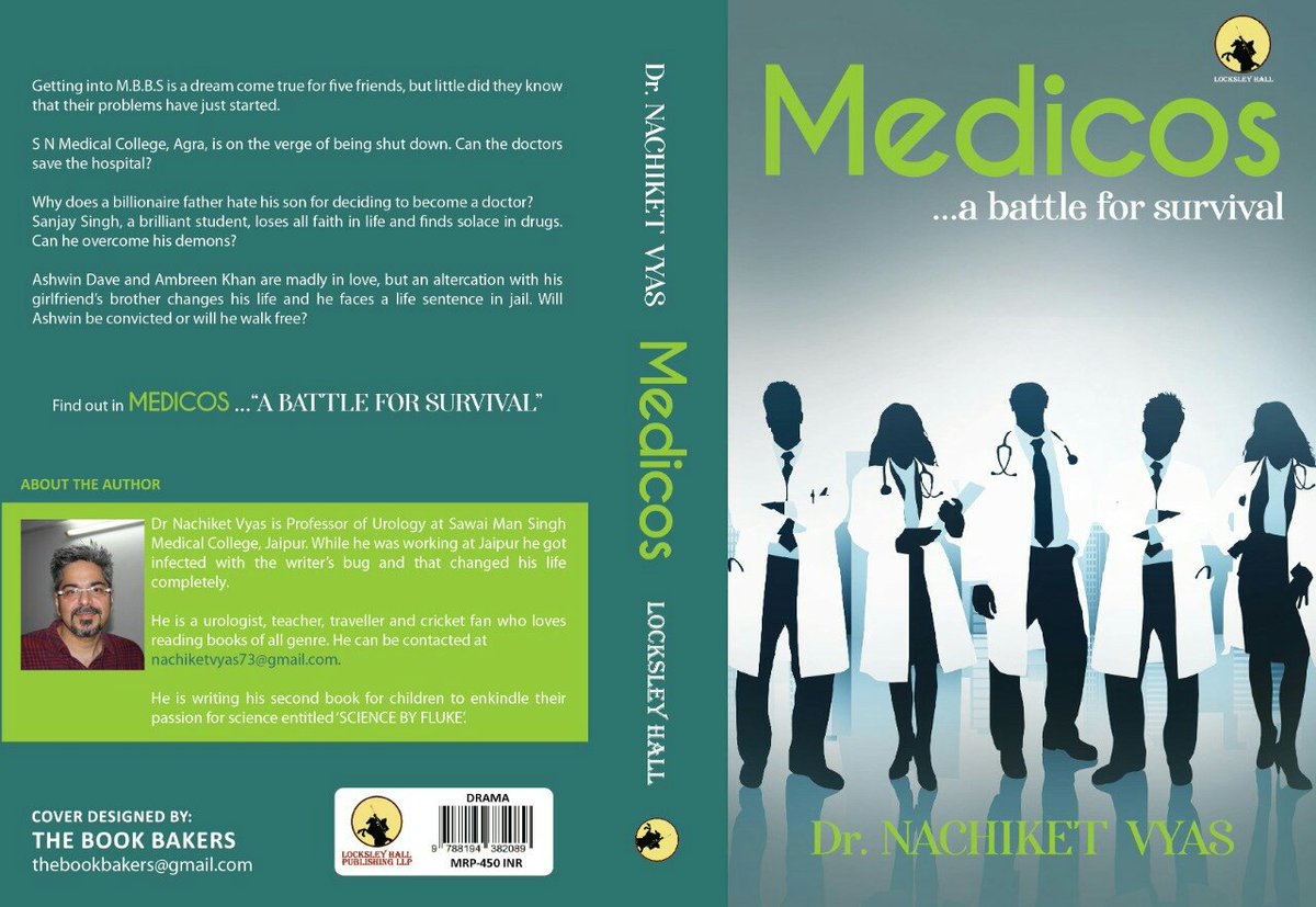 locksleyhallpub's tweet photo. Happy to share the cover of our author, Nachiket Vyas 's upcoming book, Medicos - a battle for survival, which is available on pre-orders on Amazon. 

https://t.co/uh2dhNhLzn

Cover : @bakers_book

#locksleyhallpublishing https://t.co/9oMyydZGbI