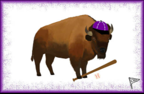 MascotDesigns1's tweet photo. Our D1 BASEBALL #DingeroftheDay goes to BULLDOG Sr #44 Malik Williams @Malik24Williams who has played 2 games & hit HRs in each one, but today was a GRAND SLAM to help @BisonBaseball win 12-4
#baseball #NCAABaseball #CollegeBaseball #Bison #HornsUp #HitForPower @d1baseball https://t.co/CMqZo3lwb9