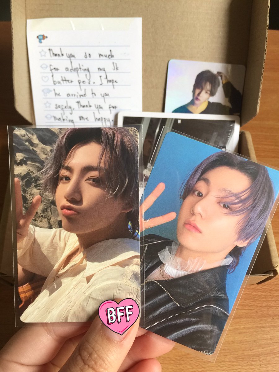 jkvcollect's tweet photo. ๐ #mailsforS
good morning!! umuwi na jungkook butter today aaaaa ๐ฅบ๐ญ
tysm @always95s for letting me adopt him! packaging is super secured kaya he arrived safely to me ๐ฅบ ty also for accommodating my requests for proofs and legitimacy! ๐ til next time po โก
#happinessfromsky https://t.co/iKaybjc0R4