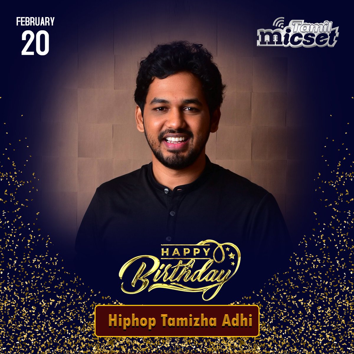 qatartms's tweet photo. Happy Birthday Hiphop Tamizha 🎉 

#happybirthdayHiphopTamizha | #hiphopaadhi | #TamilMicset | @hiphoptamizha https://t.co/yJUCGnSvLQ