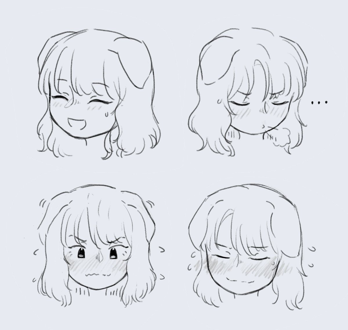 hello main I don't have fanart but here are some doodles of my oc 🥰 