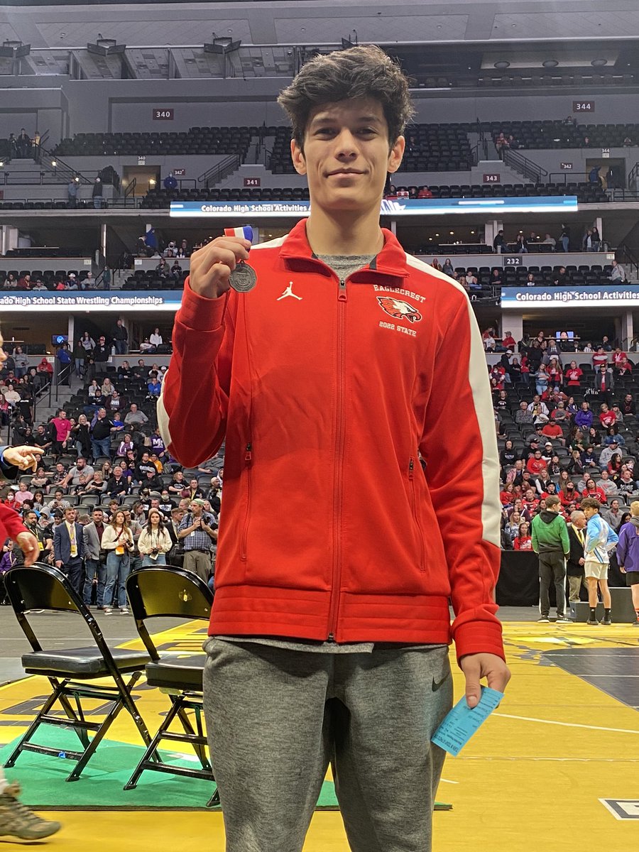 Congrats to Dorian Ervin your 5A State Runner-Up in the 106 lbs class.